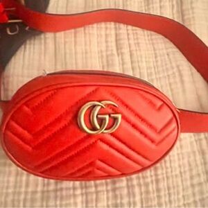Gucci Scarlet Oval Belt Bag